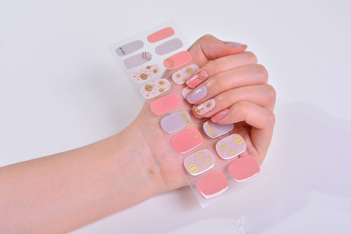 Sticker ongle manucure facile motif 47