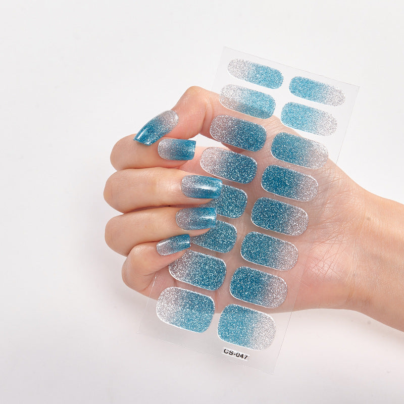 Sticker ongle couleur unie motif 27