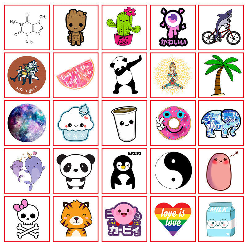 Sticker graffiti mignon style cartoon
