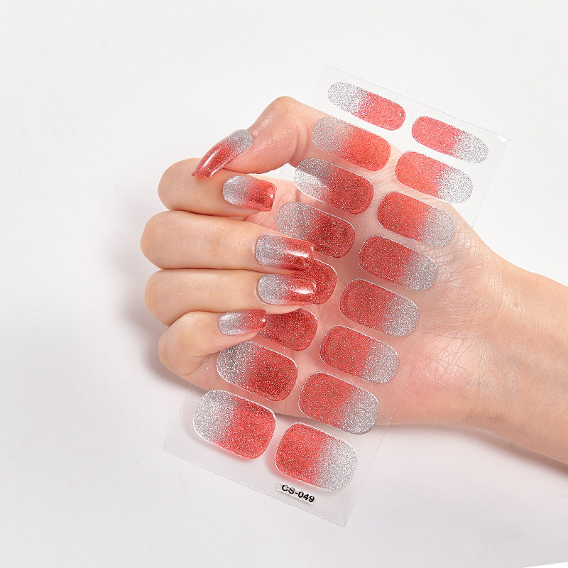Sticker ongle carreaux motif 29