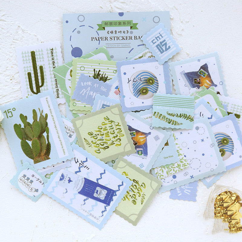 Sticker cachet de cire style vintage