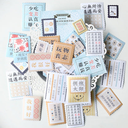 Sticker cachet collection complète