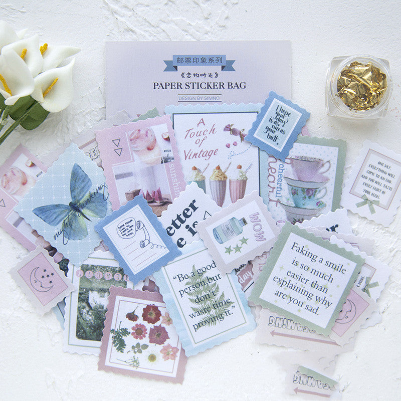 Sticker cachet papier qualité élégant