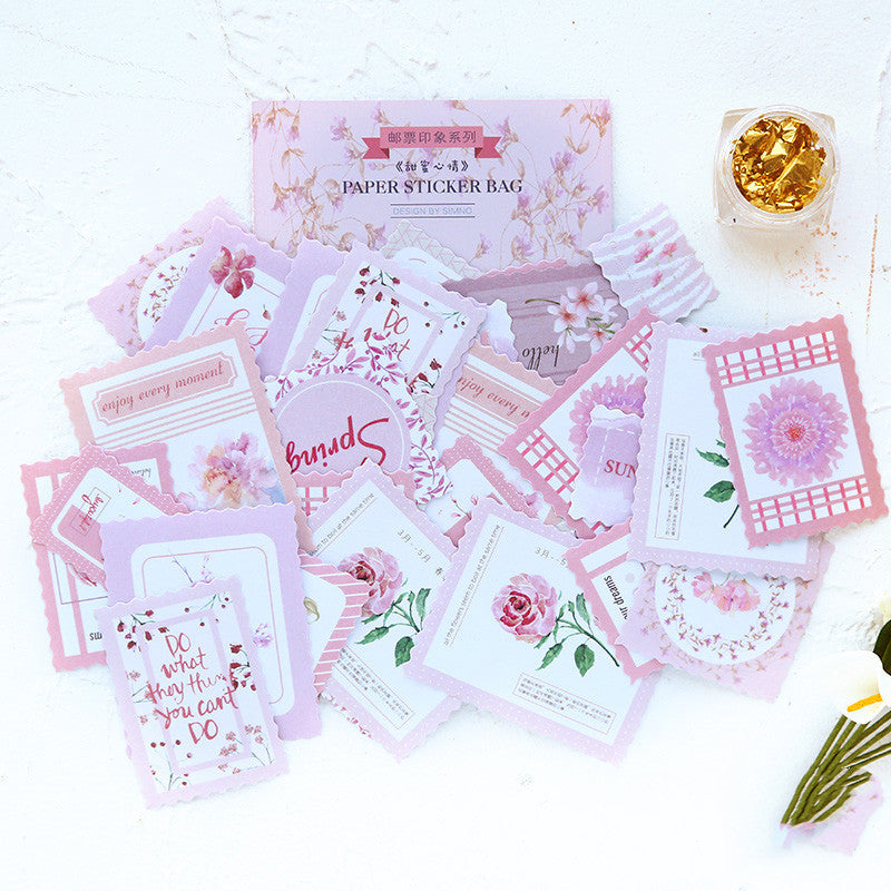 Stickers cachet de cire carnet 40 pages