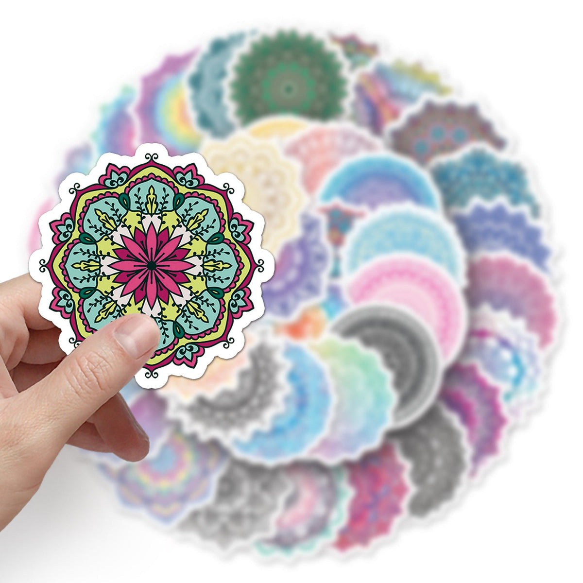 Sticker mandala décoratif tenue longue durée