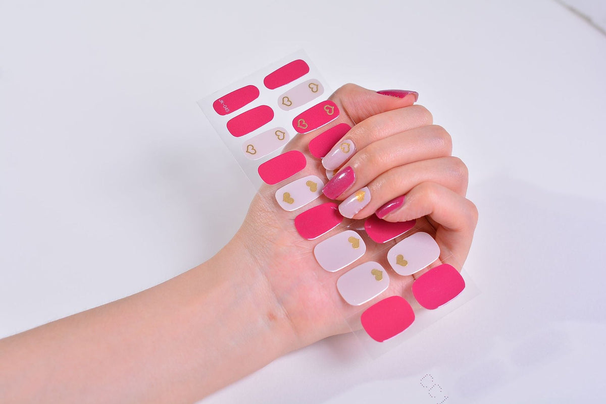 Sticker ongle gel bronzing style 48