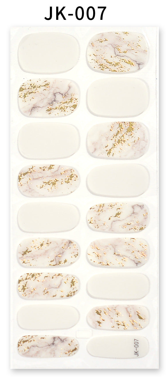 Sticker ongle manucure facile motif 9
