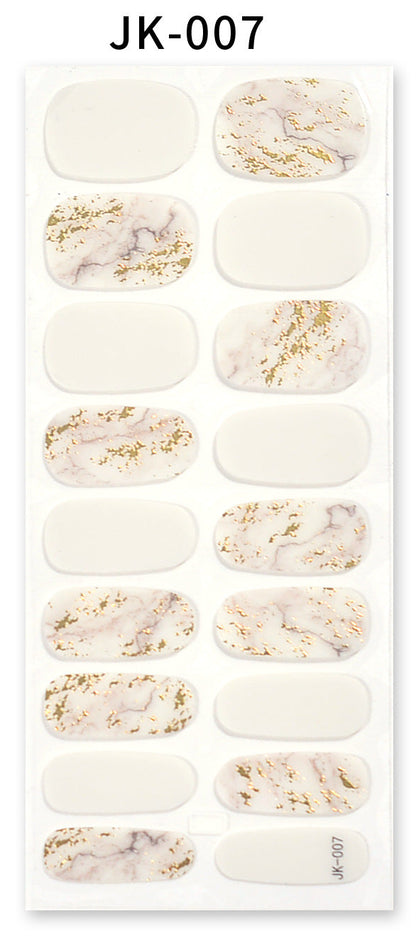 Sticker ongle manucure facile motif 9