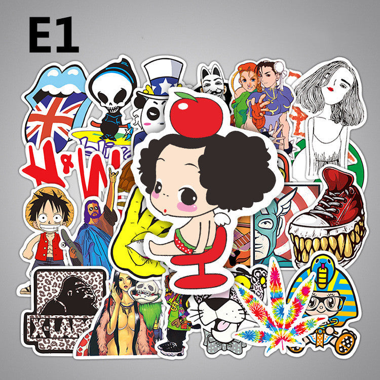 Sticker doodle objets préférés