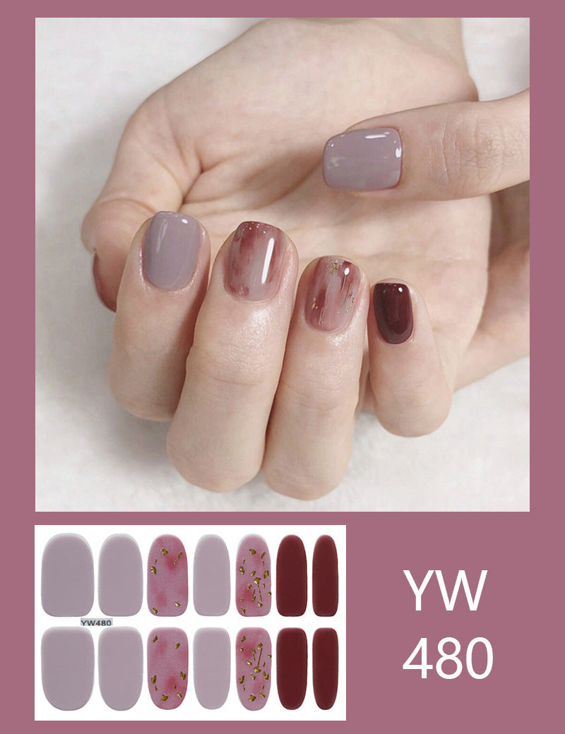Sticker ongle sans salon motif 3