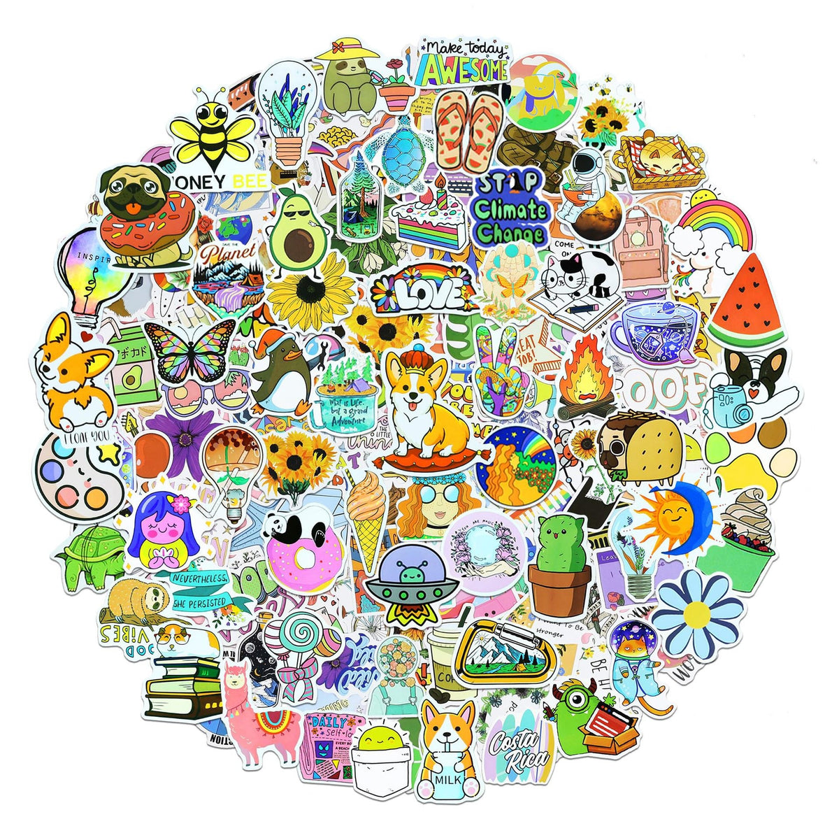 Sticker imperméable résistant aux frottements