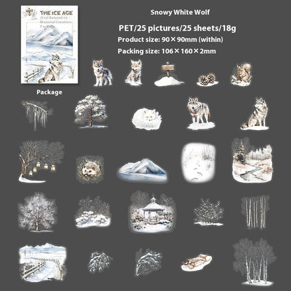 Sticker thème hiver douce ambiance cozy