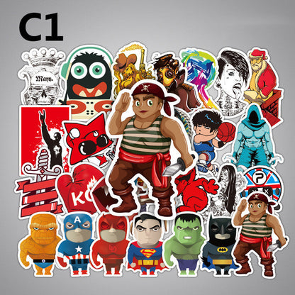 Sticker doodle surface lisse compatible
