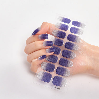 Sticker ongle carreaux motif 22