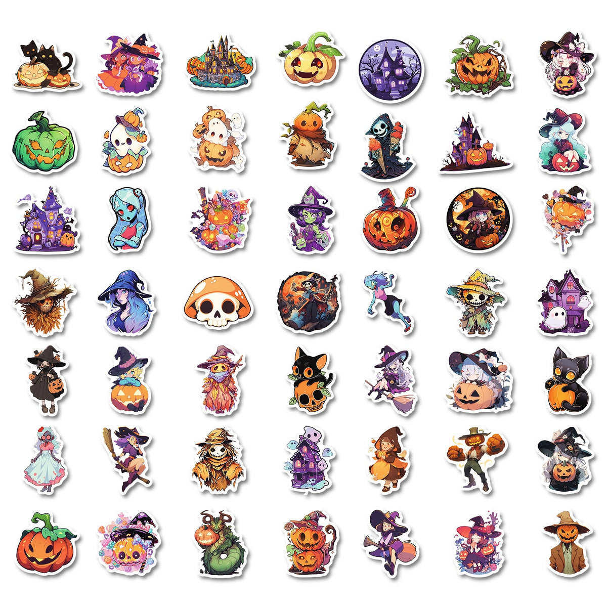 Planche stickers Halloween pour décoration