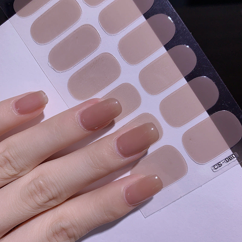 Sticker ongle manucure simple motif 1