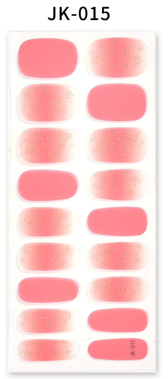 Sticker ongle manucure facile motif 17