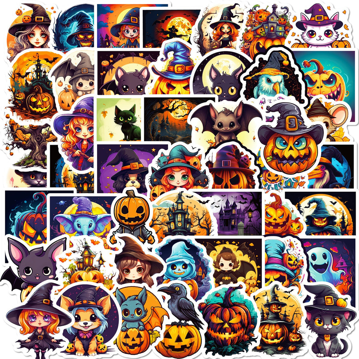 Sticker Halloween collection complète