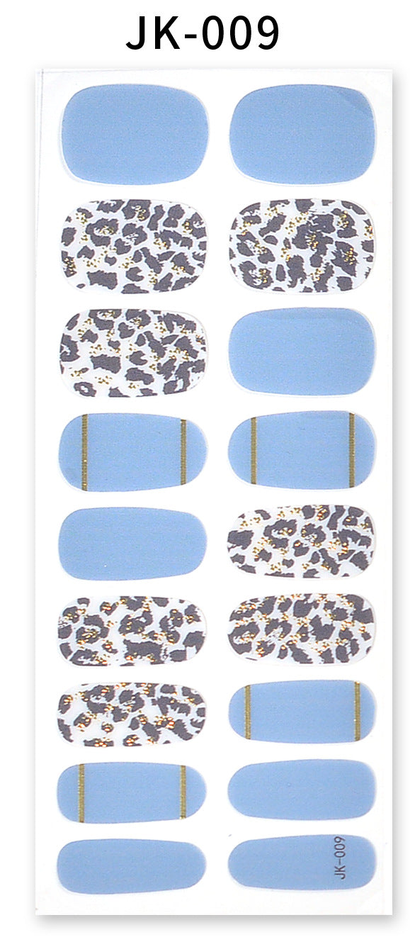 Sticker ongle manucure sans salon 11