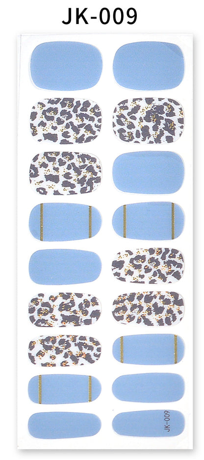 Sticker ongle manucure sans salon 11