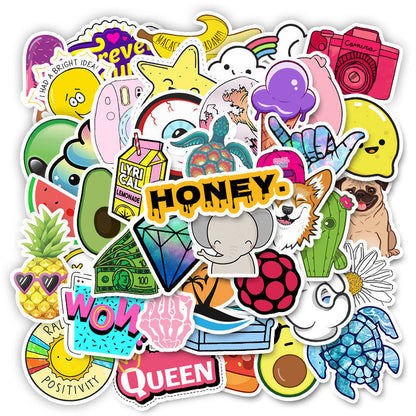 Sticker graffiti pour laptop valise
