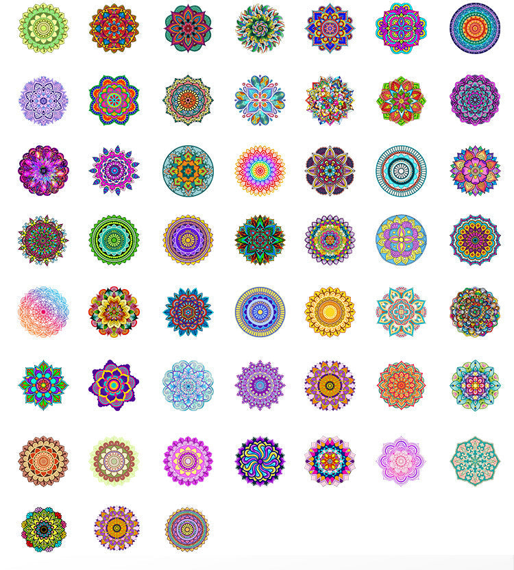 Sticker motif mandala original
