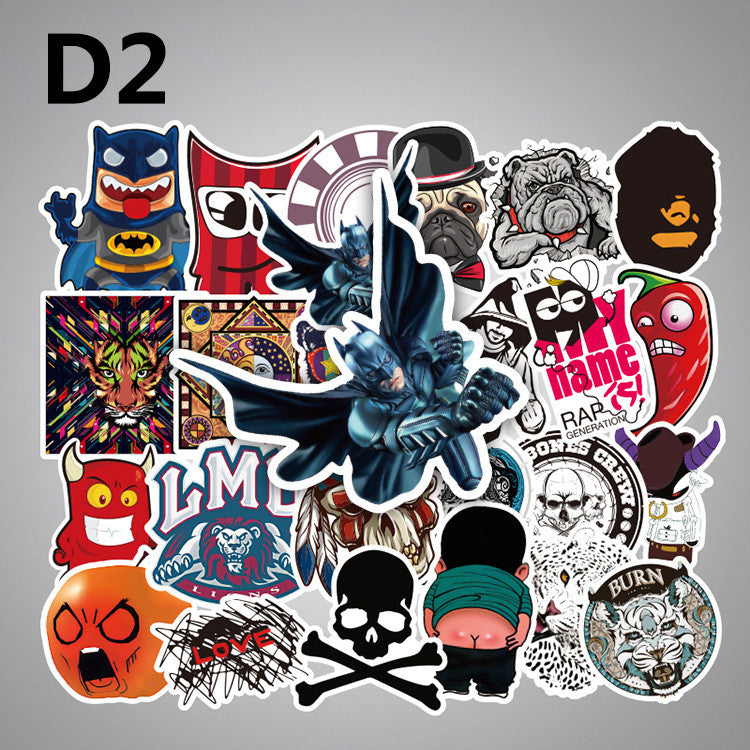 Sticker doodle planche variée