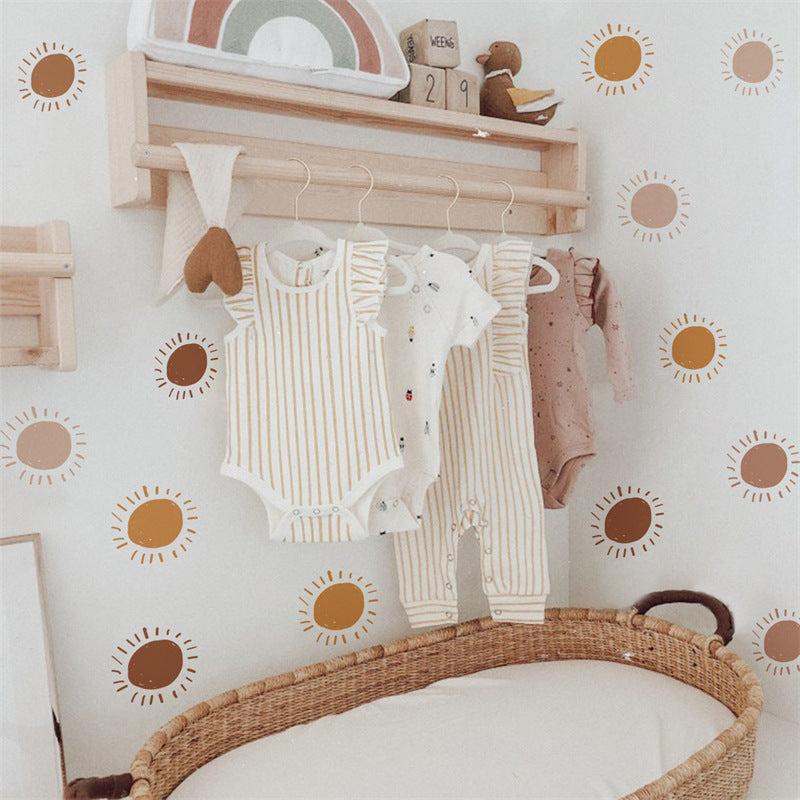 Sticker soleil pour chambre d'enfant ou crèche