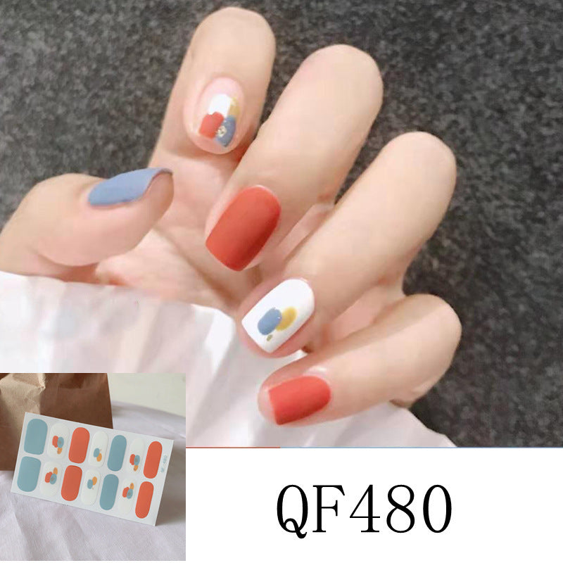 Sticker ongle diamant design 14