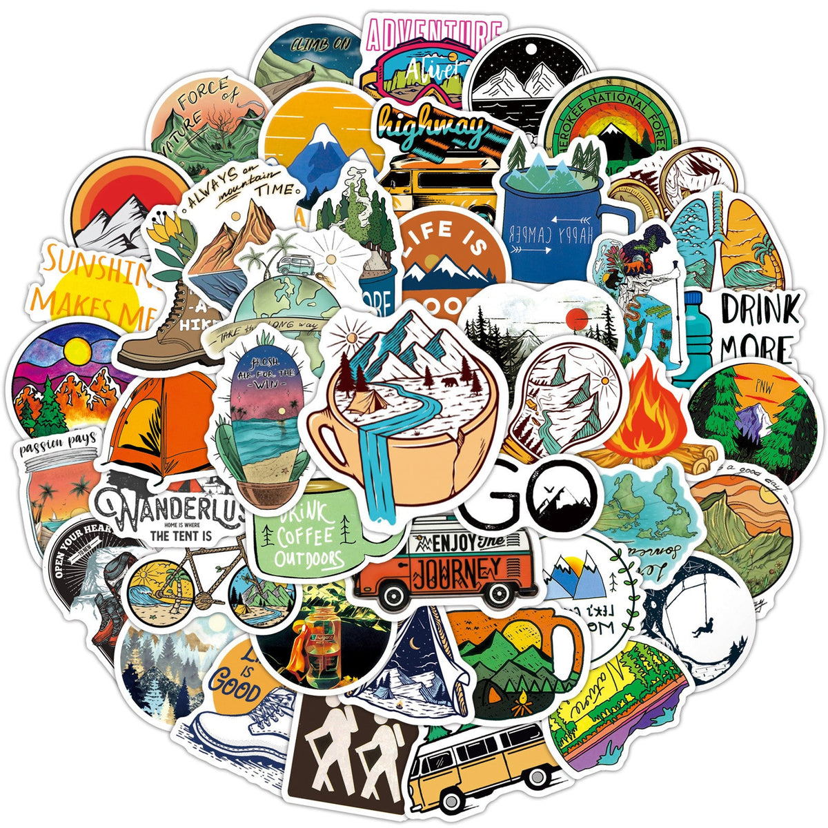Sticker laptop résistant à l'eau plein air