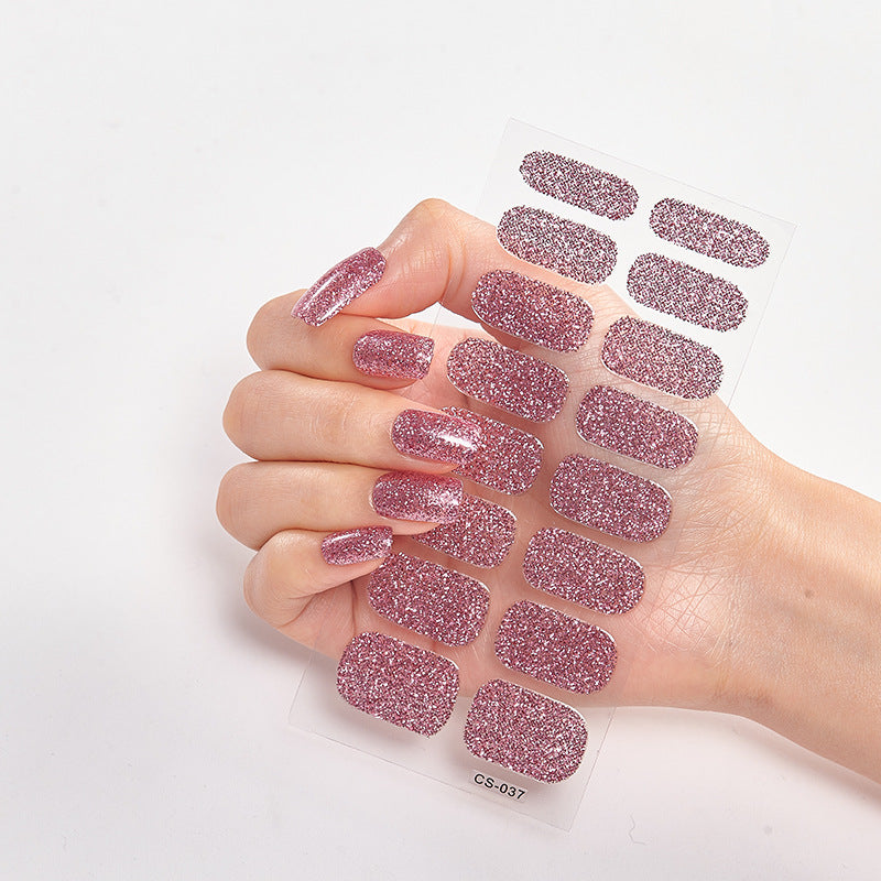 Sticker ongle carreaux motif 17