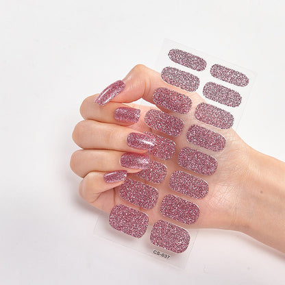 Sticker ongle carreaux motif 17