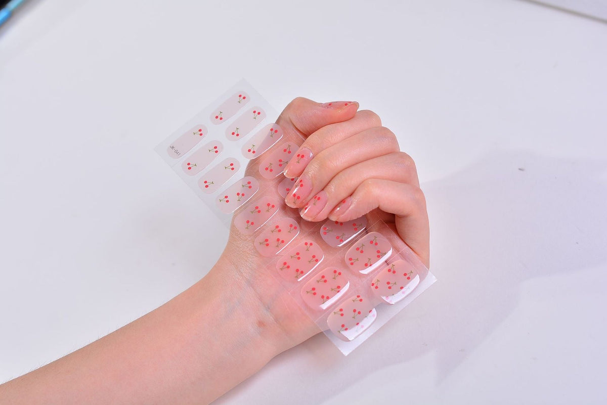 Sticker ongle gel bronzing style 44