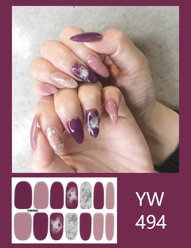 Stickers ongles waterproof application facile