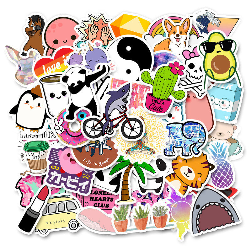 Stickers graffiti colorés cartoon