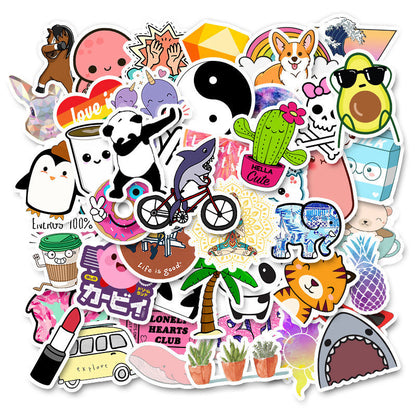 Stickers graffiti colorés cartoon