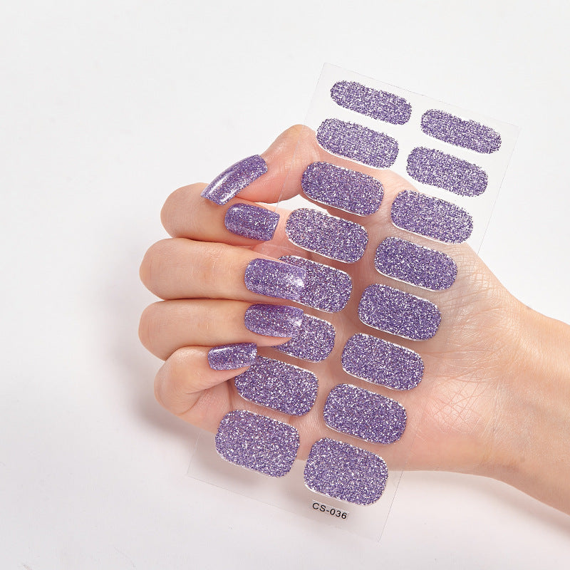 Sticker ongle raffiné motif 16