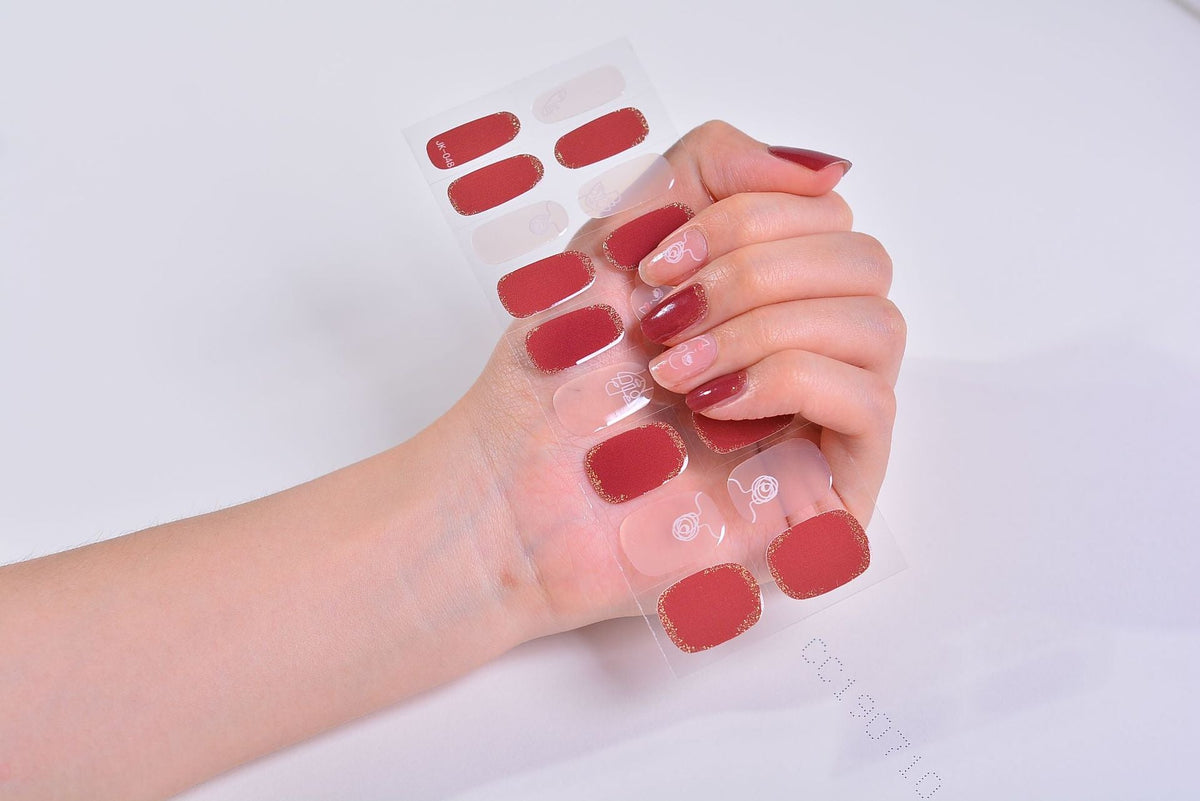Sticker ongle collection complète bronzing
