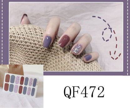 Sticker ongle diamant design 6