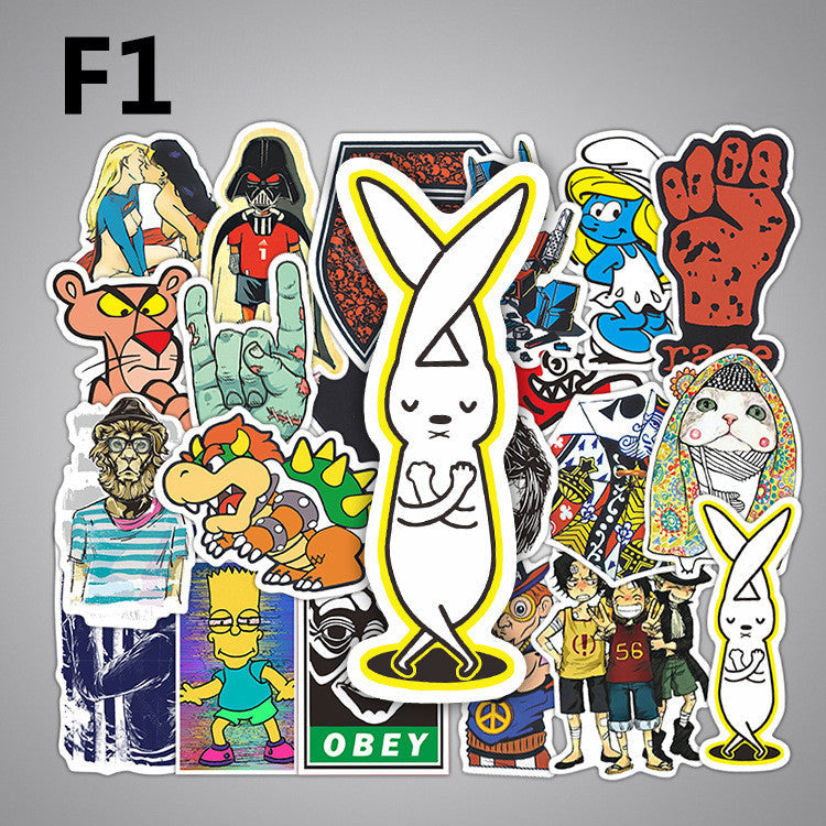 Sticker doodle style urbain