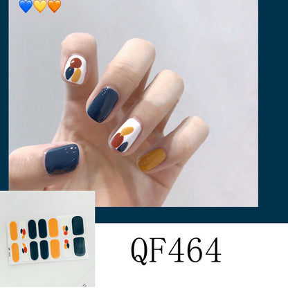 Sticker ongle diamant scintillant élégant