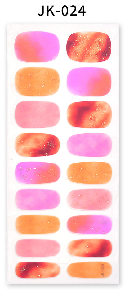 Sticker ongle manucure facile motif 27