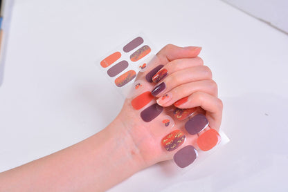 Sticker ongle manucure facile motif 39