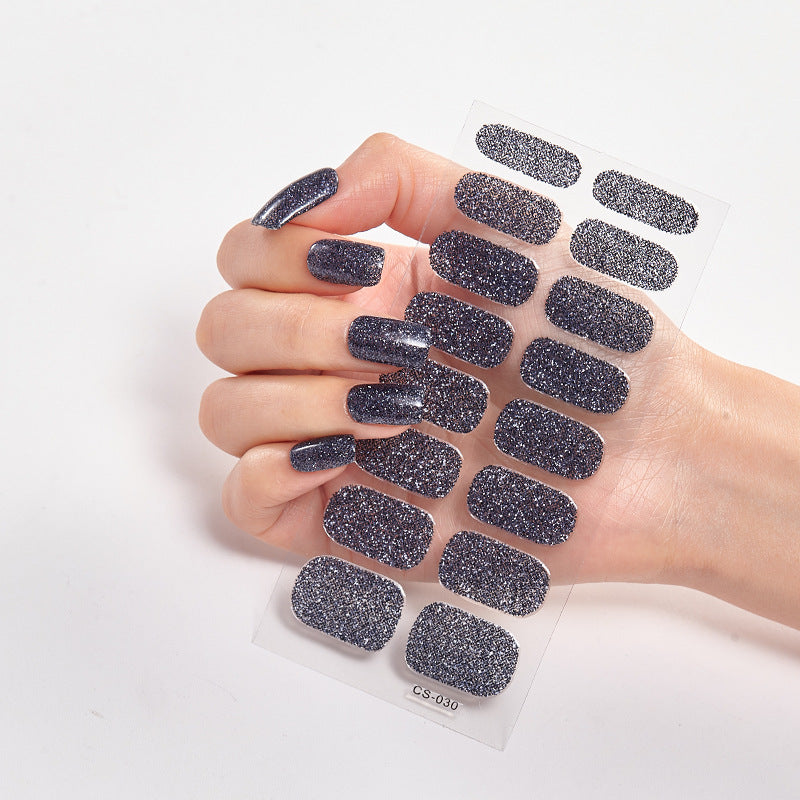 Sticker ongle carreaux motif 10
