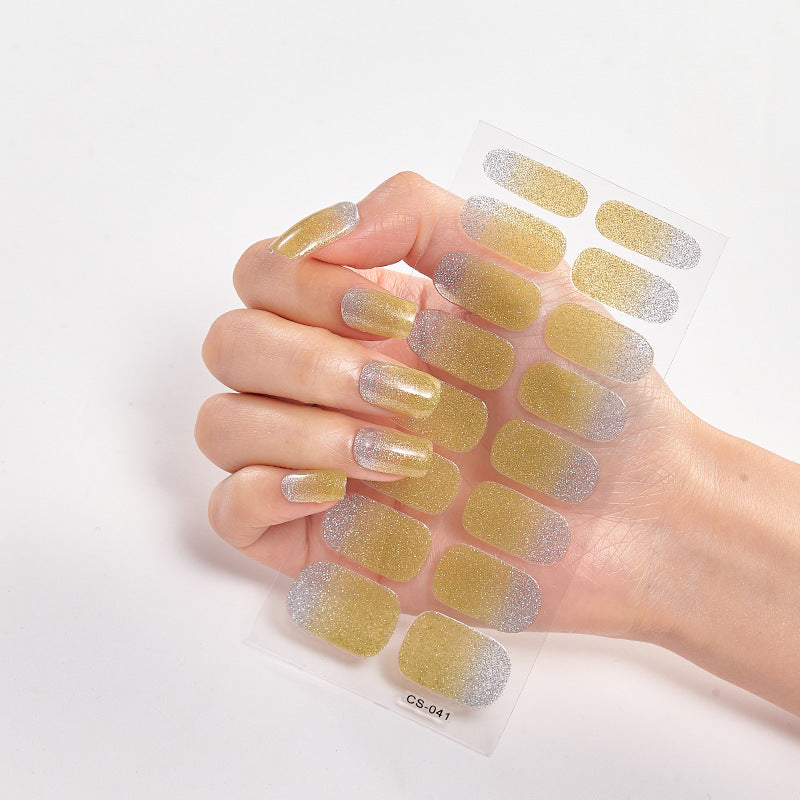 Sticker ongle couleur unie motif 21