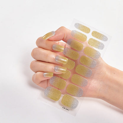 Sticker ongle couleur unie motif 21