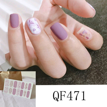 Sticker ongle diamant design 5