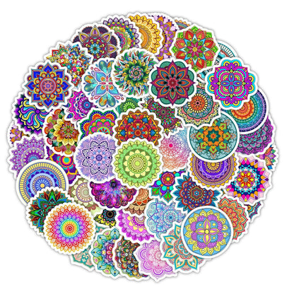 Sticker mandala résistant à l'eau