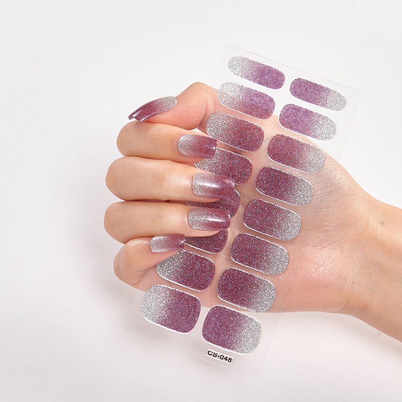 Sticker ongle manucure motif 28