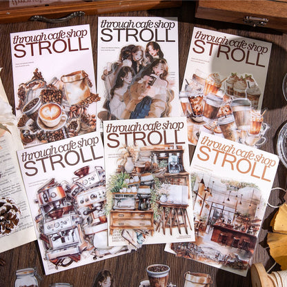 Sticker grains de café moelleux